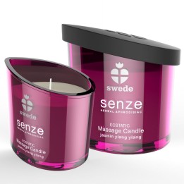 SWEDE - SENZE ECSTATIC MASSAGE CANDLE - JASMINE, YLANG YLANG - D-231803 - Teknashop Ltd
