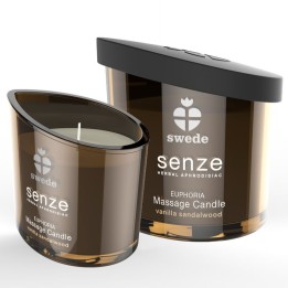 SWEDE - SENZE EUPHORIA MASSAGE CANDLE - VANILLA, SANDALWOOD - D-231805 - Teknashop Ltd