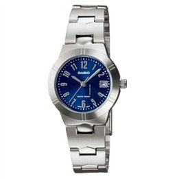 CASIO COLLECTION Mod. LADY DATE - BLUE - WW.LTP-1241D-2A2DF - Teknashop Ltd