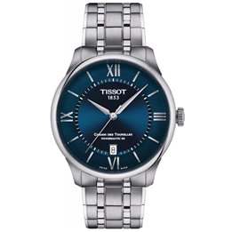 TISSOT Mod. CHEMIN DES TOURELLES - POWERMATIC 80 - BLUE, ROMAN INDEXES - WW.T1398071104800 - Teknashop Ltd