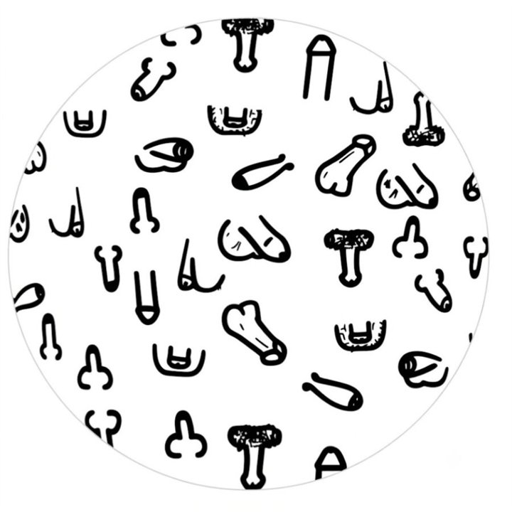 DIABLO PICANTE - ROUND PENIS COASTERS 10 UNITS - D-245428 - Teknashop Ltd
