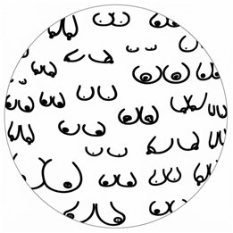 DIABLO PICANTE - ROUND BOOBS COASTERS 10 UNITS - D-245429