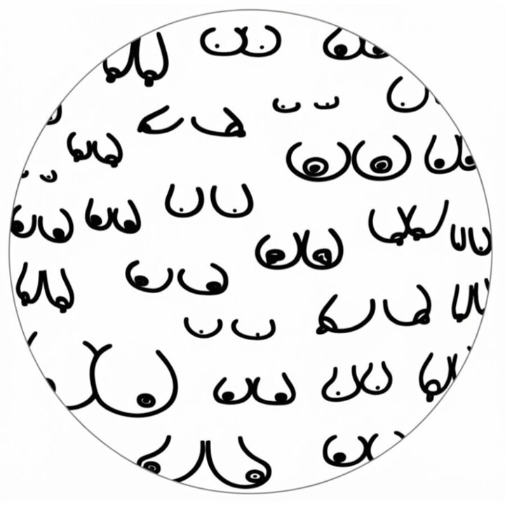 DIABLO PICANTE - ROUND BOOBS COASTERS 10 UNITS - D-245429 - Teknashop Ltd