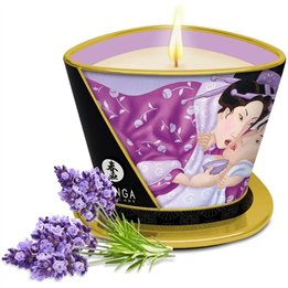 SHUNGA - MASSAGE CANDLE WARM OIL CHERRY BLOSSOM 170 ML - D-247155