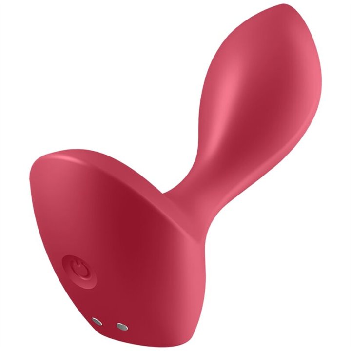 SATISFYER - BACKDOOR LOVER VIBRATING PLUG RED - D-229591 - Teknashop Ltd