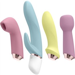 SATISFYER - MARVELOUS FOUR VIBRATOR & AIR PULSE SET - D-230780 - Teknashop Ltd