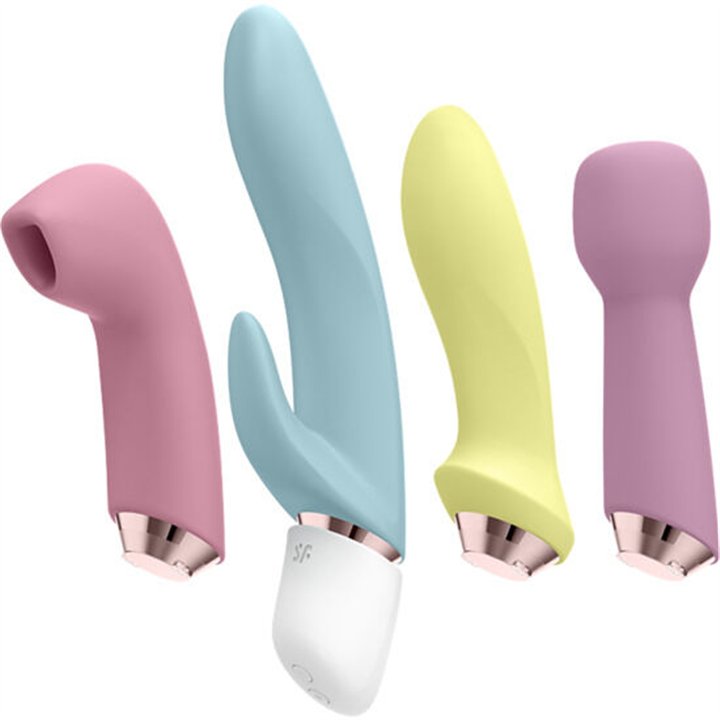 SATISFYER - MARVELOUS FOUR VIBRATOR & AIR PULSE SET - D-230780 - Teknashop Ltd