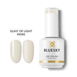 Bluesky, Bluesky, Glossy Shine Finish, Semi-Permanent Nail Polish, Glint Of Light, 15 ml