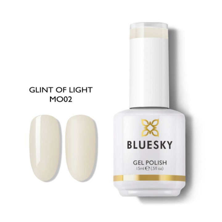 Bluesky, Bluesky, Glossy Shine Finish, Semi-Permanent Nail Polish, Glint Of Light, 15 ml