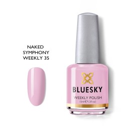 Bluesky, Weekly Polish, Glossy, Nail Polish, Naked Symphony, 15 ml