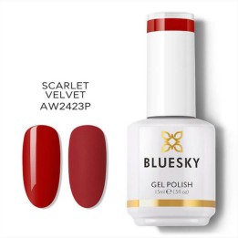Bluesky, Bluesky, Glossy Shine Finish, Semi-Permanent Nail Polish, Misty, 15 ml