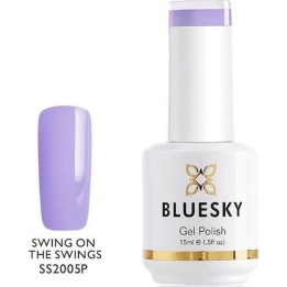 Bluesky, Bluesky, Glossy Shine Finish, Semi-Permanent Nail Polish, Swing On The Sw, 15 ml