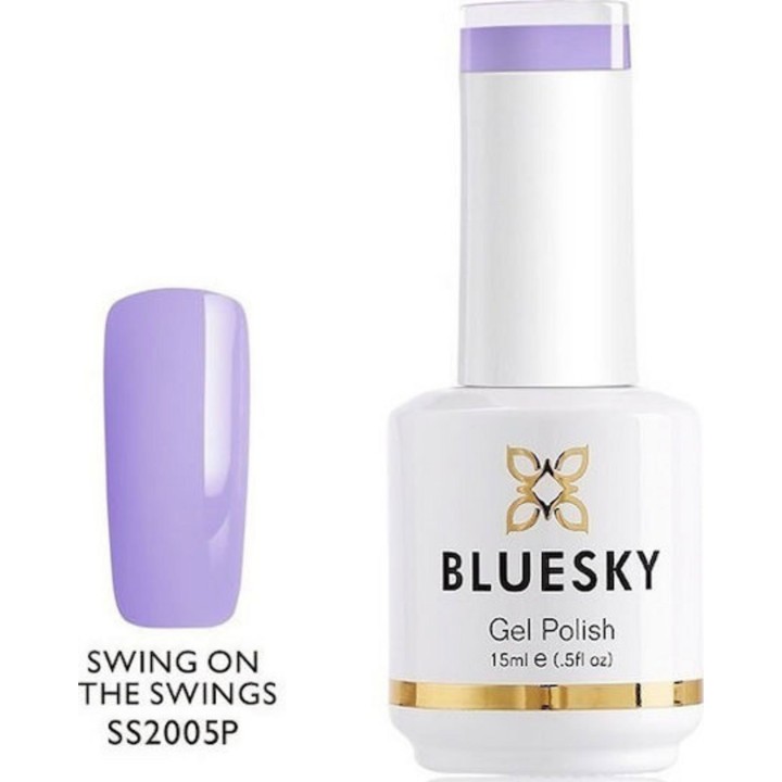 Bluesky, Bluesky, Glossy Shine Finish, Semi-Permanent Nail Polish, Swing On The Sw, 15 ml - Teknashop Ltd