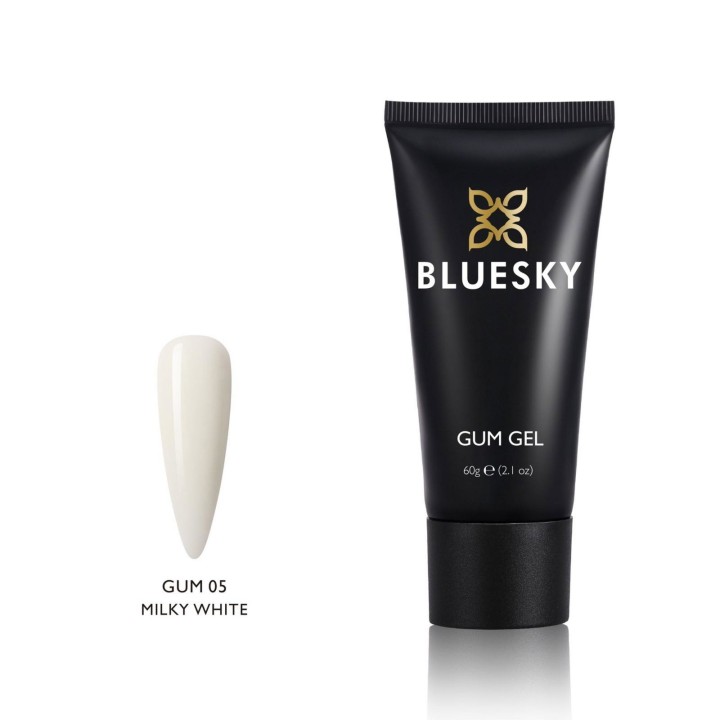 Bluesky, Milky White, Builder Gel, Nail Gel Treatment, 60 g