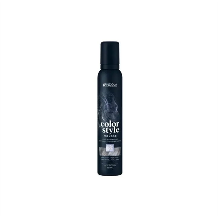 Indola Color Style Mousse Pearl Grey 200ml - unisex