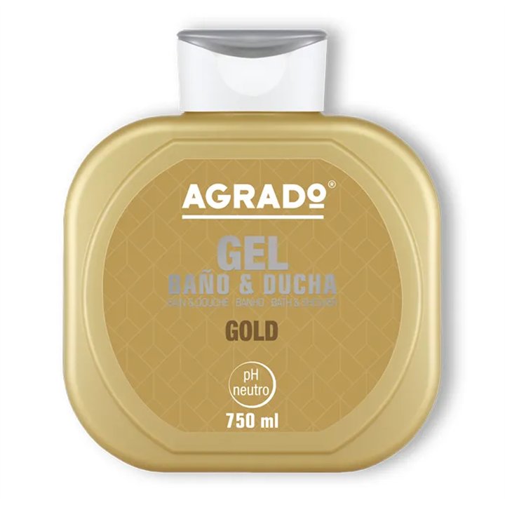 Agrado Gold Shower Gel 750ml - unisex