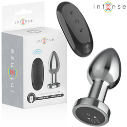 INTENSE - ANAL PLUG 10 VIBRATIONS METAL WITH REMOTE CONTROL M - D-243388