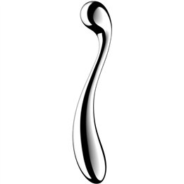SATISFYER - STAR FORCE 4 STAINLESS STEEL DOUBLE-ENDED DILDO - D-244939