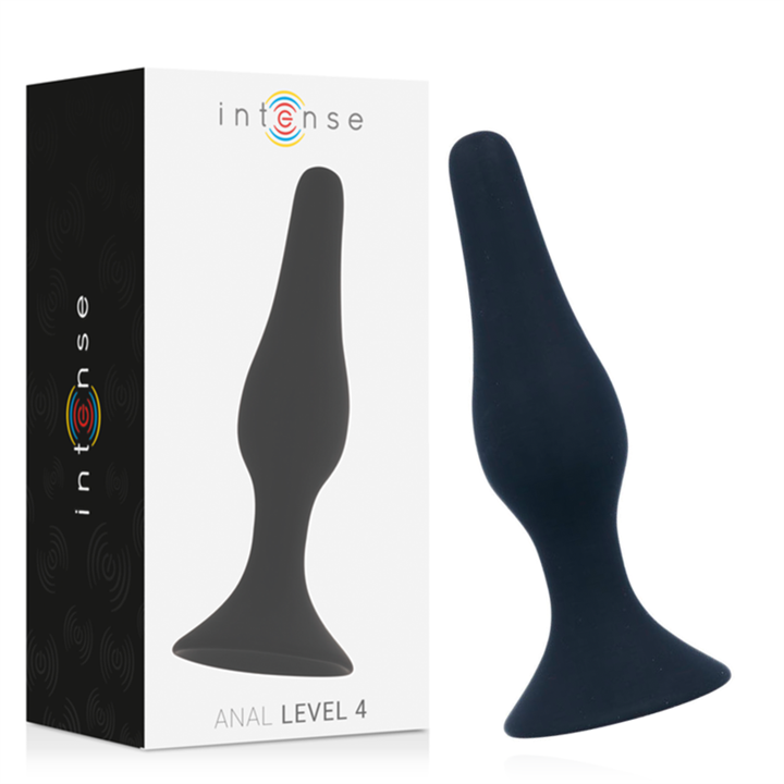 INTENSE - ANAL LEVEL 4 15.5CM BLACK - D-216045