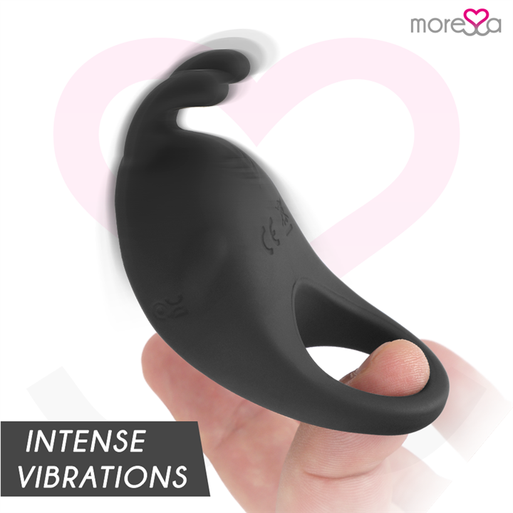 MORESSA - BRAD PREMIUM SILICONE RECHARGEABLE BLACK - D-213225 - Teknashop Ltd