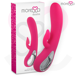 MORESSA - DUSTIN CLITORAL SUCTION AND POWERFUL VIBRATION PREMIUM SILICONE RECHARGEABLE - D-213229 - Teknashop Ltd