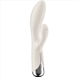 SATISFYER - SPINNING RABBIT 1 CLITORIS AND G-SPOT STIMULATION BEIGE - D-237584