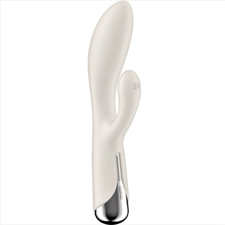 SATISFYER - SPINNING RABBIT 1 CLITORIS AND G-SPOT STIMULATION BEIGE - D-237584