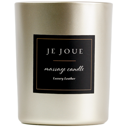 JE JOUE - LUXURY LEATHER WARM OIL MASSAGE CANDLE LEATHER SCENT 160 G - D-247150