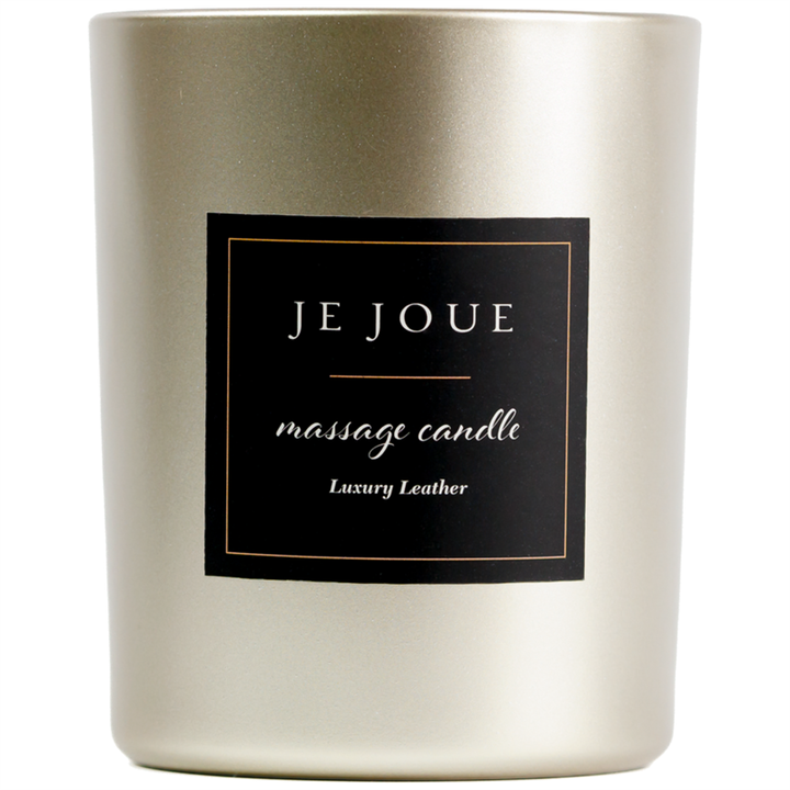 JE JOUE - LUXURY LEATHER WARM OIL MASSAGE CANDLE LEATHER SCENT 160 G - D-247150