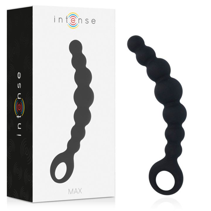 INTENSE - ANAL BEADS MAX BLACK - D-216035