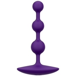 ROMP - AMP PURPLE FLEXIBLE SILICONE ANAL BEADS 12.5 CM PURPLE - D-245888