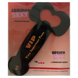 DIABLO PICANTE - MAGNETIC METAL BOTTLE OPENER FEATURING A PENIS - D-247366