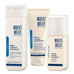 Xmas Set Set Marlies Moller: Lift-Up, Hair Conditioner, For Volume, 100 ml + Finally Strong, Hair Spray, For Styling, Strong Hol
