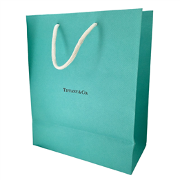 Tiffany & Co, Tiffany & Co., GWP Cardboard Bag, Green, Size L - Teknashop Ltd