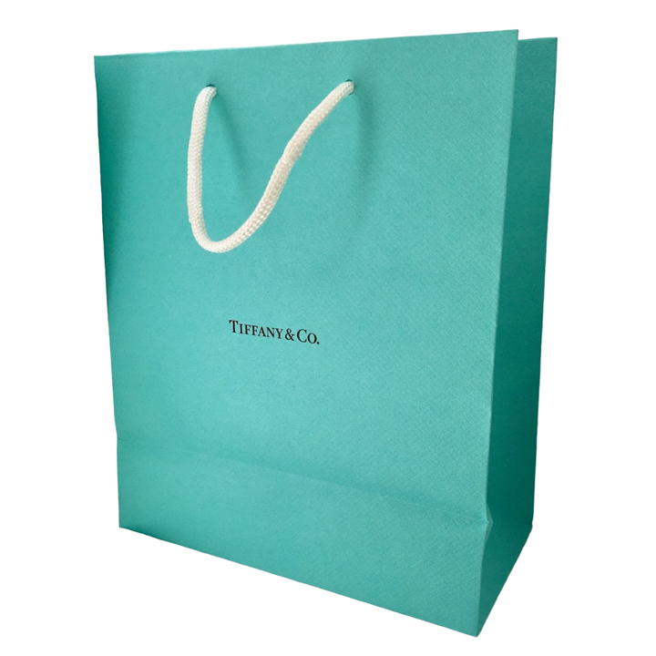 Tiffany & Co, Tiffany & Co., GWP Cardboard Bag, Green, Size L - Teknashop Ltd