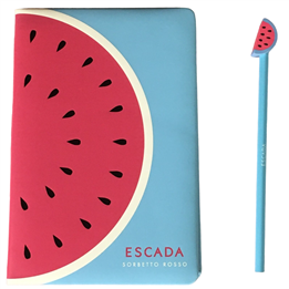 Escada, Summer Limited Edition - Sorbetto Rosso, GWP Notebook, Blue - Teknashop Ltd