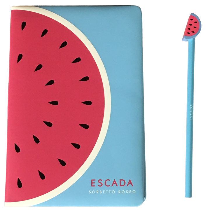 Escada, Summer Limited Edition - Sorbetto Rosso, GWP Notebook, Blue - Teknashop Ltd