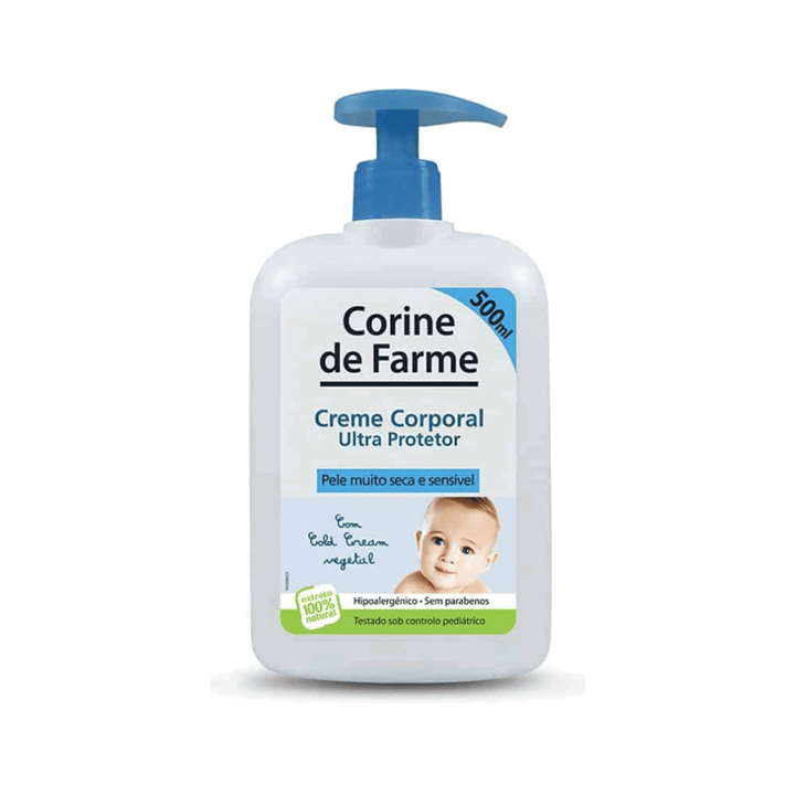 Corine De Farme, Baby, Hypoallergenic, Protective, Body Cream, Body, 500 ml *Tester