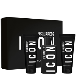 Set Dsquared 2: Icon, Eau De Parfum, For Men, 100 ml + Icon, Shower Gel, All Skin Types, 100 ml + Icon, Moisturizing, After-Shav