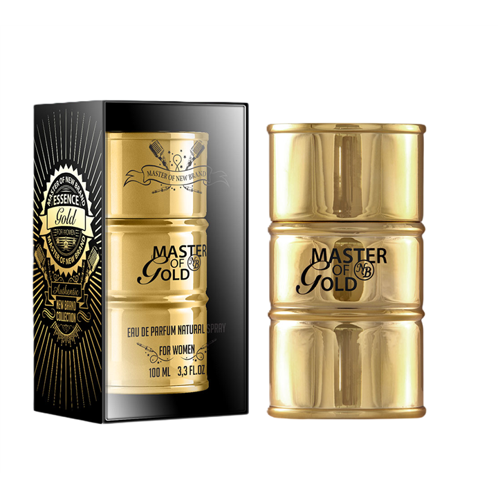 New Brand, Master Gold, Eau De Parfum, For Women, 100 ml