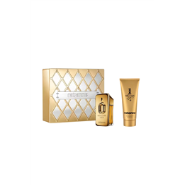 Set Paco Rabanne: Million Gold, Eau De Parfum, For Women, Refillable, 50 ml + Million Gold, Shower Gel, 100 ml - Teknashop Ltd