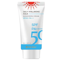 PaxMoly, Daily Hyaluronic Aqua, Hydrating & Protecting, Sunscreen Cream, Face & Body, SPF50+, 50 ml - Teknashop Ltd
