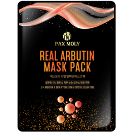 PaxMoly, Real Arbutin, Hydrating, Sheet Mask, For Face, 25 ml - Teknashop Ltd