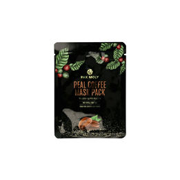 PaxMoly, Real Coffee, Hydration & Elasticity, Sheet Mask, For Face, 25 ml - Teknashop Ltd
