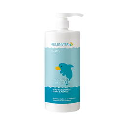 Helenvita, Baby, Cotton Extract, Cleansing & Hydrating, Shower Gel, All Skin Types, 1000 ml - Teknashop Ltd