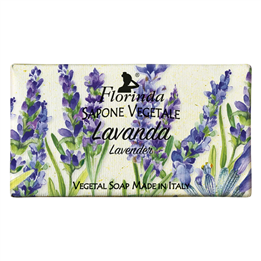 Florinda, Lavender, Vegan, Hydrating & Cleansing, Floral, Scented Soap Bar, Body, 100 g