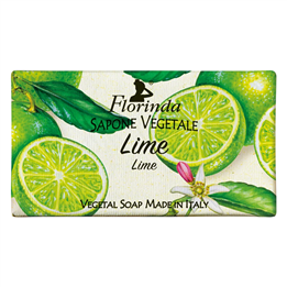 Florinda, Lime, Vegan & Cruelty-Free, Cleansing & Moisturising, Soap Bar, Body, 100 g