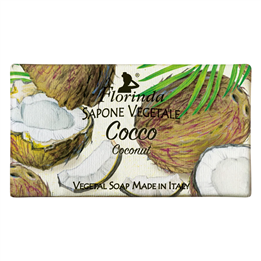 Florinda, Cocco, Vegan, Cleansing & Hydrating, Scented Soap Bar, 100 g