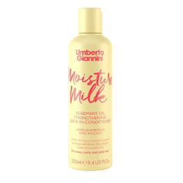 Umberto Giannini, Moisture Milk, Hair Leave-In Conditioner, Anti-Frizz & Curl Definition, 250 ml