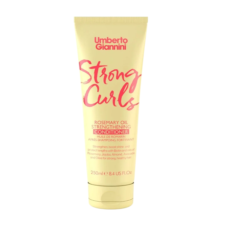 Umberto Giannini, Strong Curls, Hair Conditioner, Strengthening, 250 ml